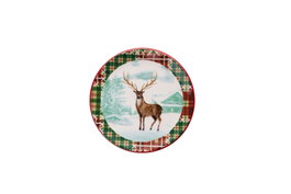 Hermia Juego de Platos de Postre Navideños de Porcelana (6 Piezas) Ylbtat9 de Multicolor
